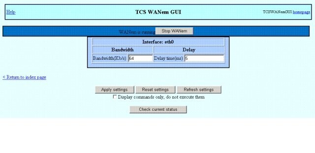 WANem (Wide Area Network Emulator)