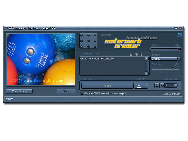 Watermark creator Home edition