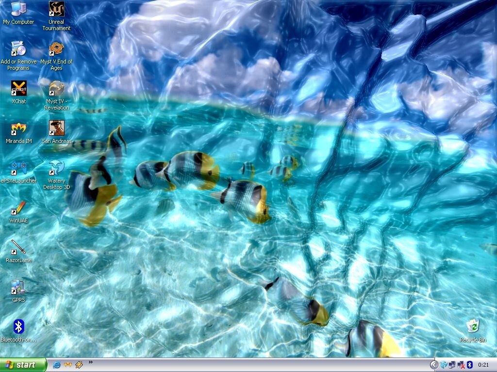  Watery Desktop 3D