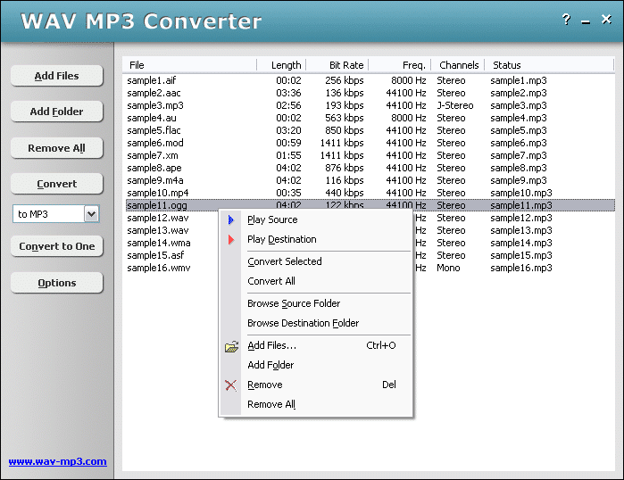  WAV MP3 Converter