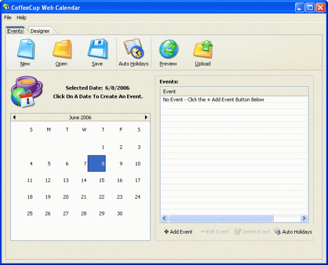 Web Calendar
