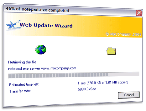  Web Update Wizard
