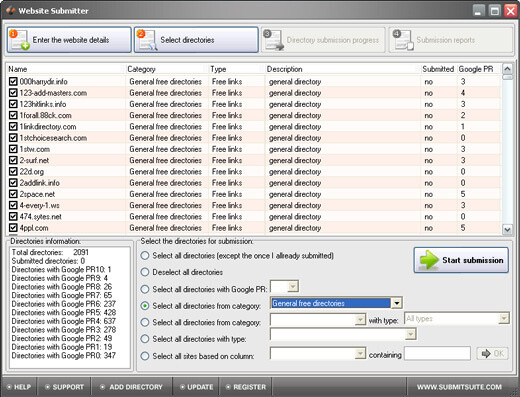  Website Submitter