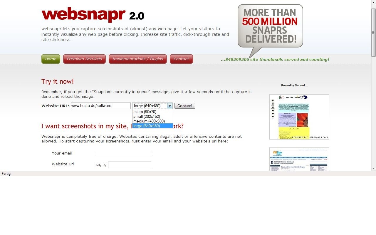  Websnapr