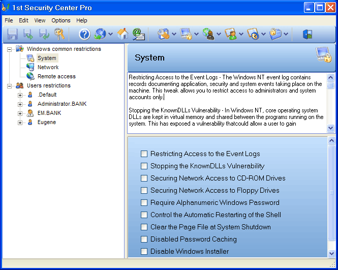  Windows Security Officer