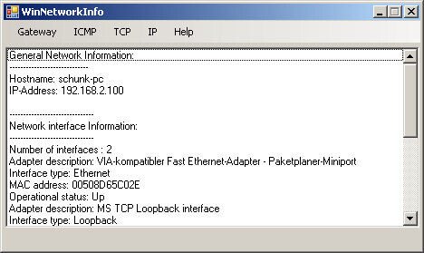  WinNetworkInfo