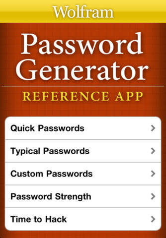  Wolfram Password Generator Reference App