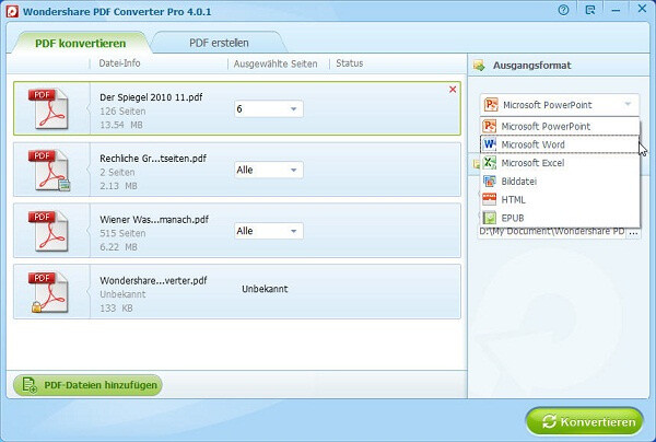  Wondershare PDF Converter