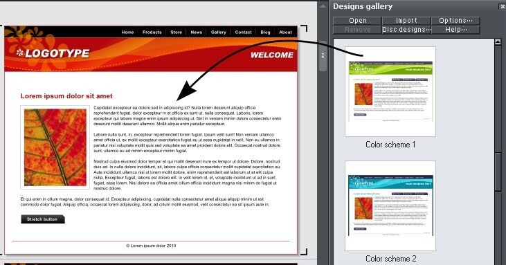 Xara Web Designer MX