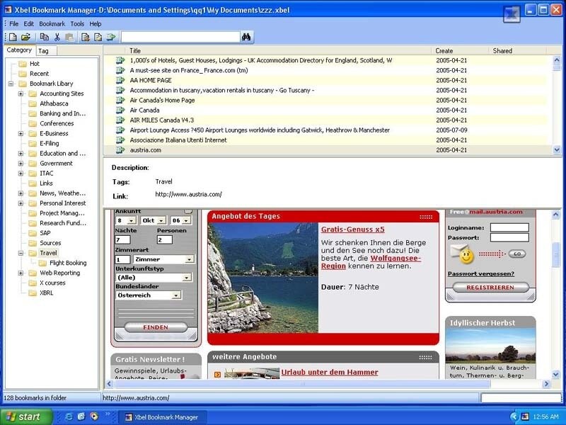  XBEL Bookmark Manager
