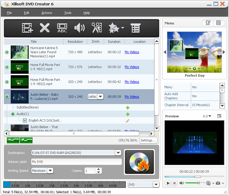  Xilisoft DVD Creator
