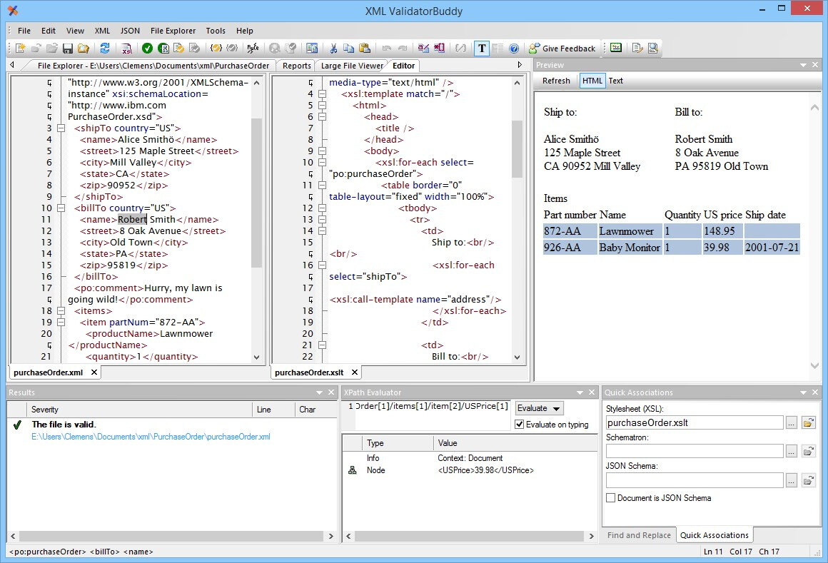 XML ValidatorBuddy