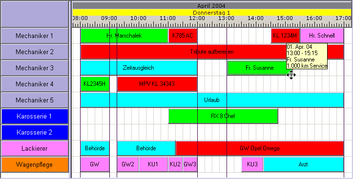  Zeitplaner