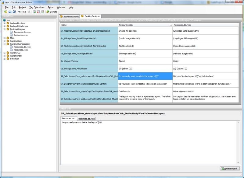 Zeta Resource Editor