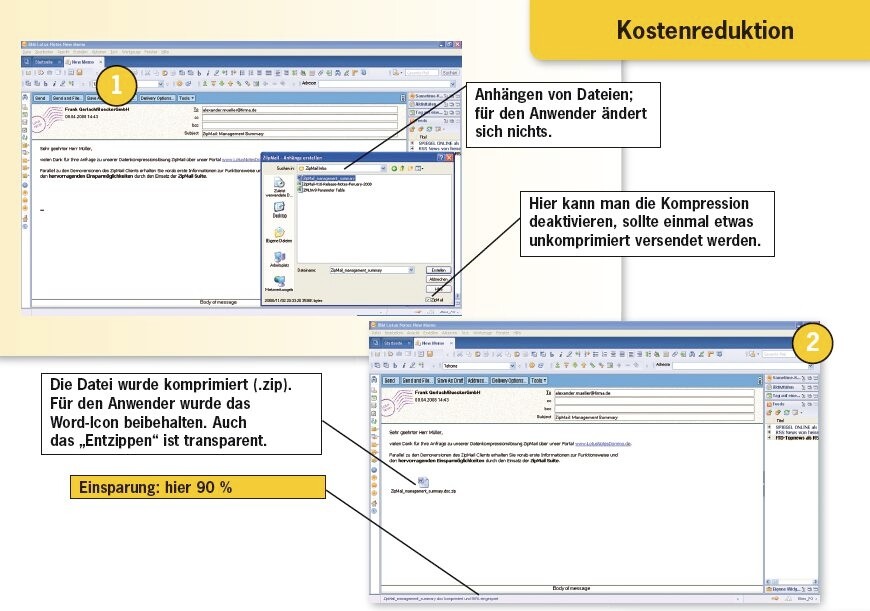  ZipMail Suite für Lotus Notes