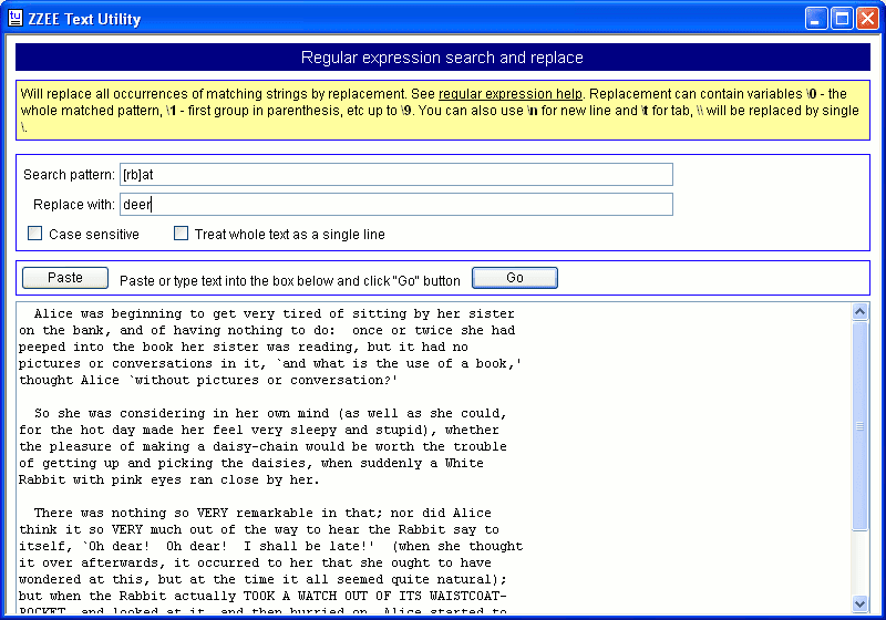 ZZEE Text Utility