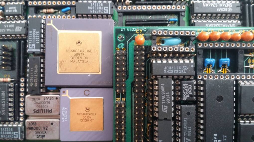 Zahlen, bitte! 68000 Transistoren für Homecomputing in 16/32-Bit | heise  online