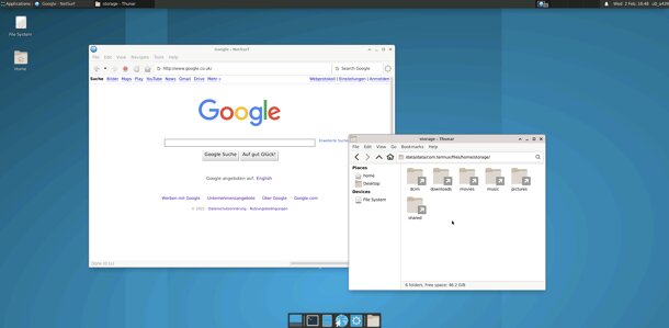 Termux unterstützt auch grafische Ausgaben über X11, so können Sie etwa eine GUI mit Python zeichnen. Sogar eine Desktopumgebung wie Xfce lässt sich starten – auf einem kleinen Smartphone-Display ist die Bedienung aber fummelig.,