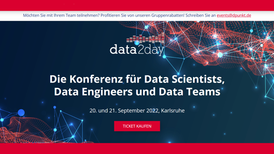 data2day 2022: Call for Proposals der Konferenz in Karlsruhe gestartet