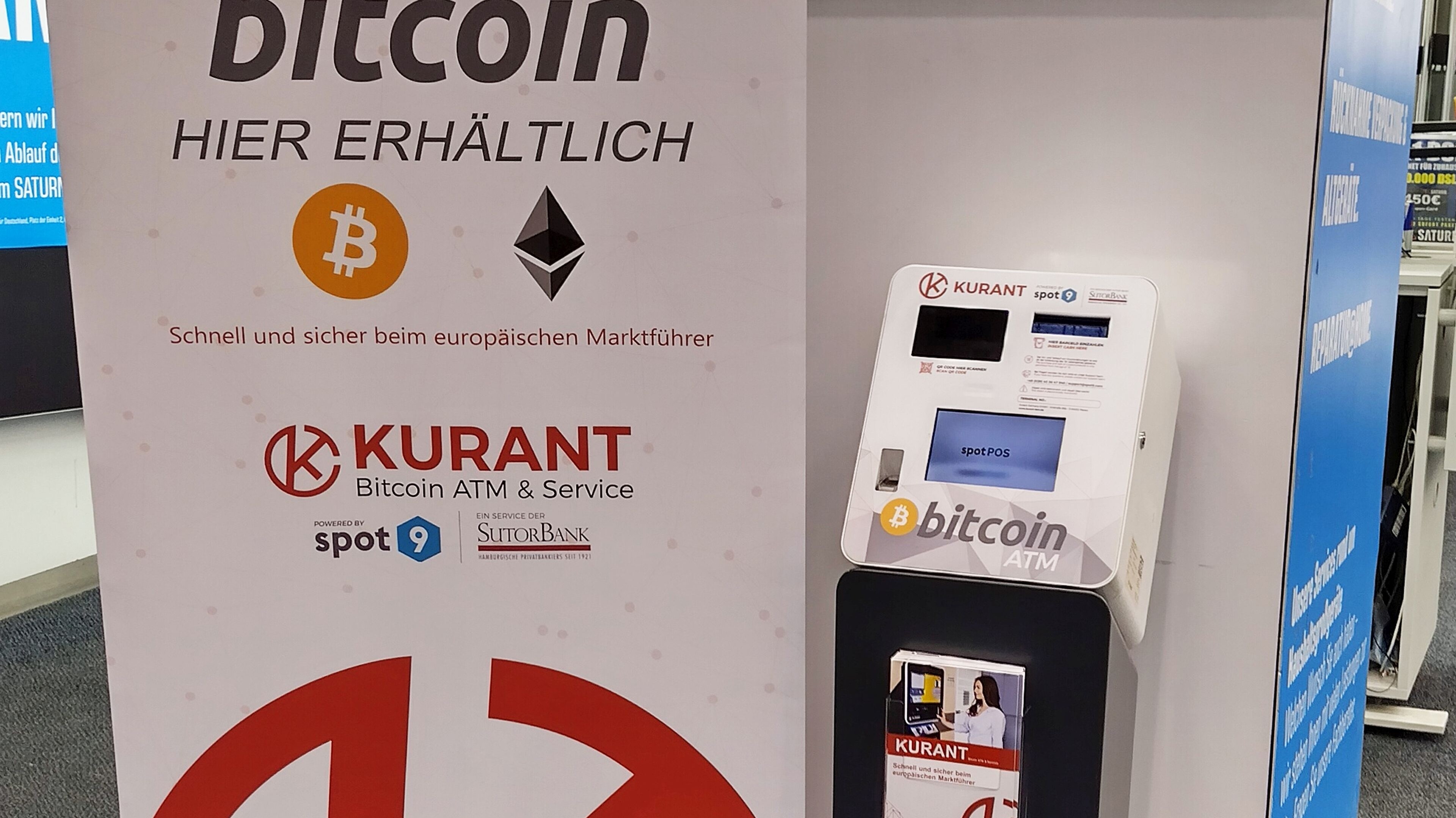 Mediamarkt und Saturn stellen weitere Bitcoin-Automaten auf | heise online