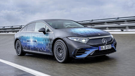 E-Auto: Mercedes-Benz EQS mit Feststoffakku erreicht 1000 km Straßen-Reichweite