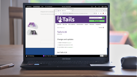 Anonymisierendes Linux: Tails 6.16 mit Mini-Softwareupdates