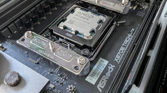 Ryzen-Prozessor im Mainboard