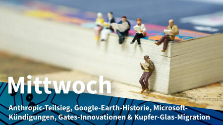 heise – Mittwoch: Anthropic mit Copyright-Teilerfolg, Google Earth bietet Rückblicke 