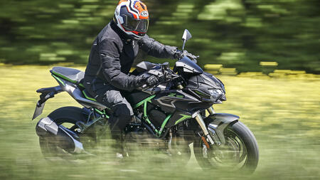 Kawasaki Z H2 SE mit Kompressor im Test: Schub-Karre