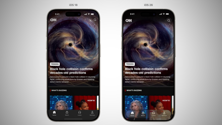 App-Umbau für Liquid Glass