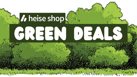 Green Deals: Rabattaktion mit hohen Nachlässen im heise Shop