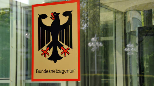Schild der Bundesnetzagentur