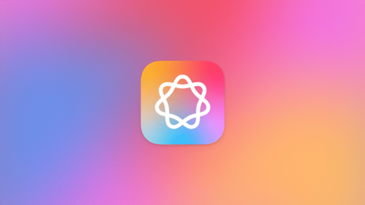 Apple-Intelligence-Icon mit Farbverlauf