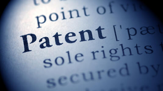 Das Wort Patent in einem Wörterbuch