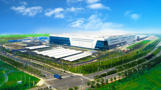 Fabrik von CXMT in Hefei in der chinesischen Provinz Anhui