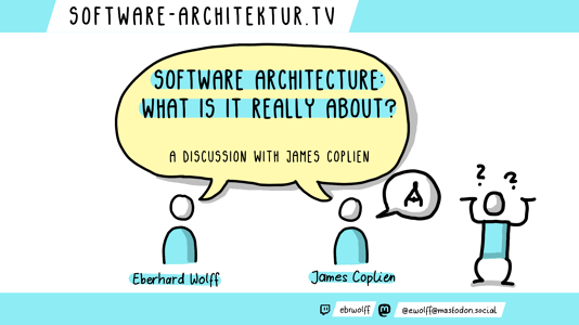 Logo software-architektur.tv: What Is It Really About? A Discussion with James Coplien