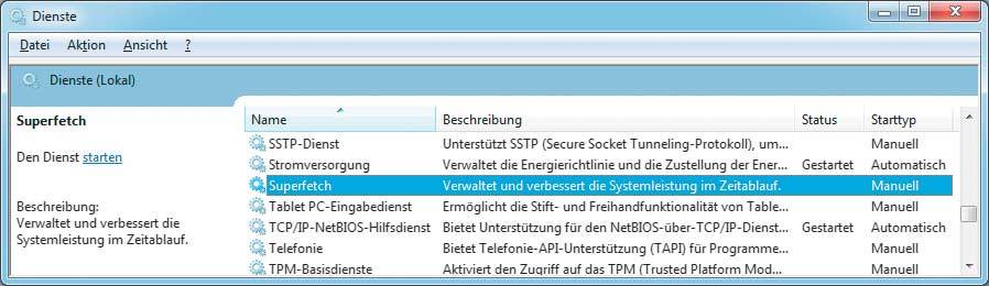 SSD und SuperFetch heise online