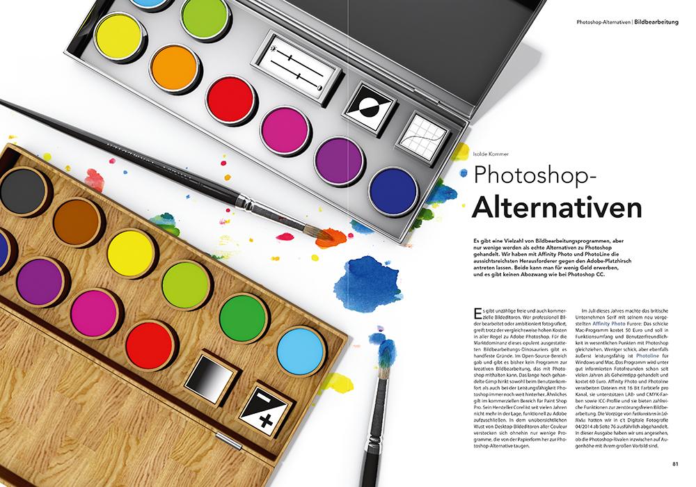 c't Digiatel Fotografie, Photoshop Alternativen