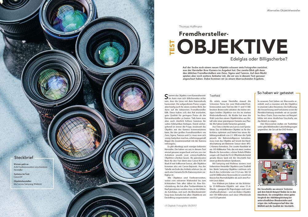 c’t Fotografie: Edel oder billig? - Objektive von Fremdherstellern