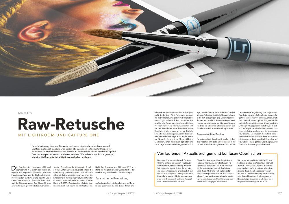 c't Fotografie Meisterklasse, Raw-Retusche