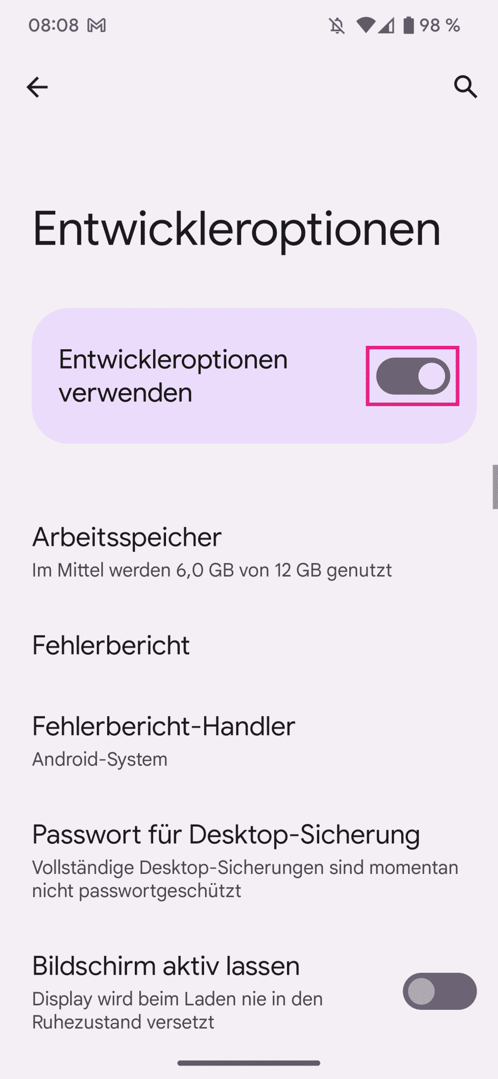 Android Entwickleroptionen aktivieren/deaktivieren heise online