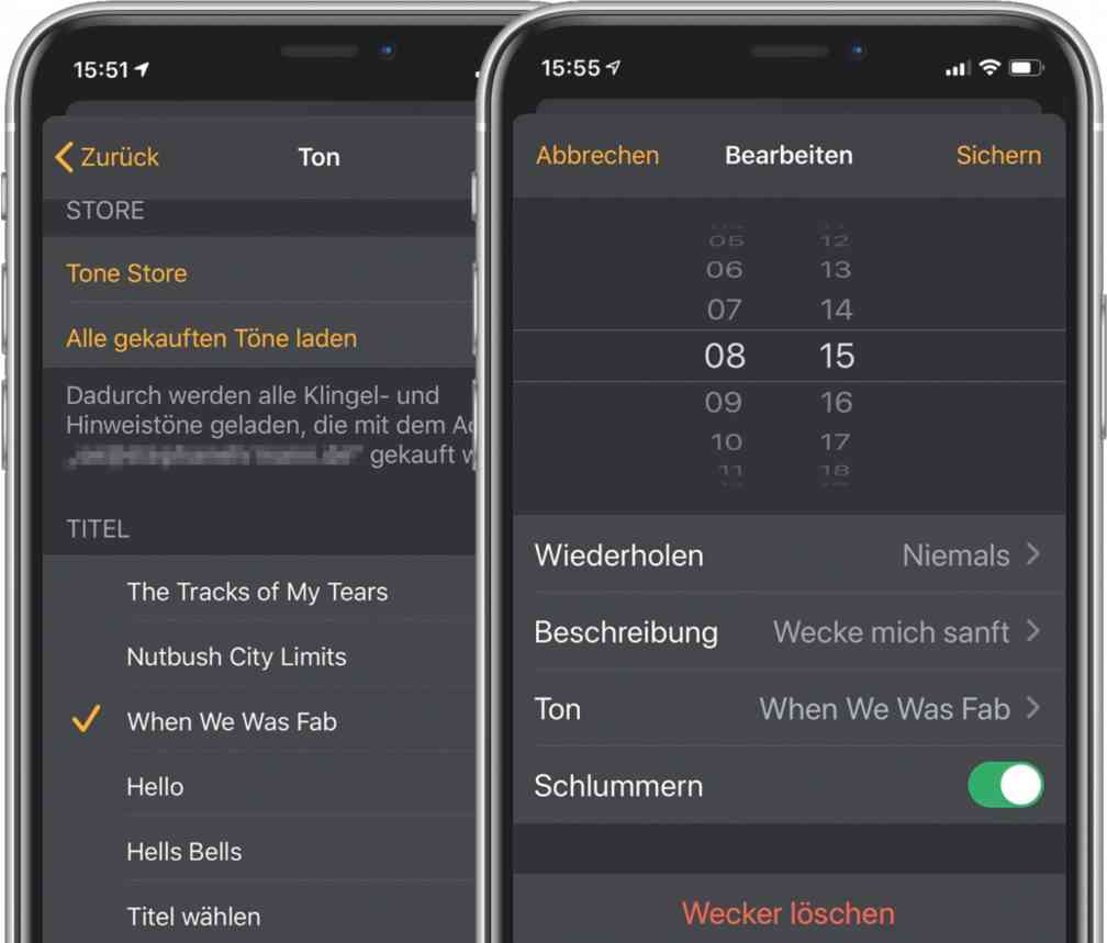 Tipp Im iPhoneWecker Musik einstellen heise online
