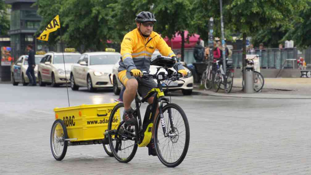 10 min auto mit fahrrad