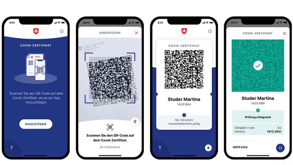 "Covid Certificate" Schweiz startet digitales Impfzertifikat heise online