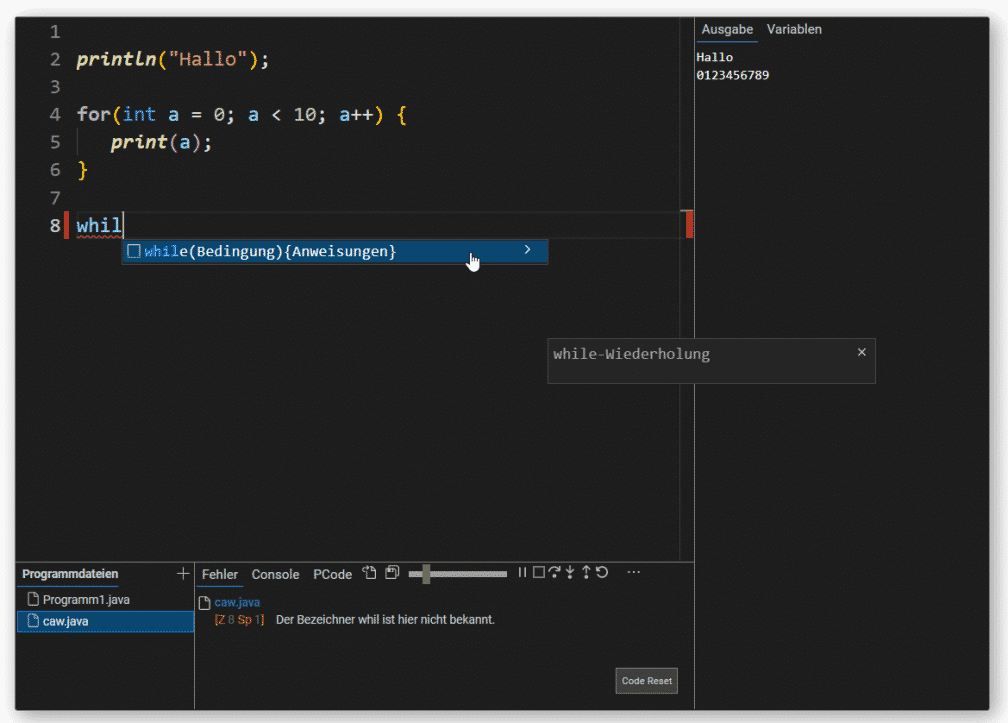 LearnJ - ein interaktiver Java-Programmier-Kurs | heise online