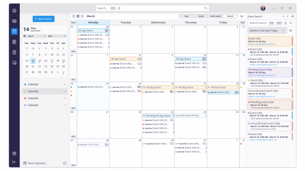 Thunderbird: So sieht der neue Kalender aus  heise online