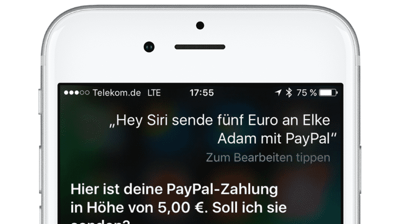 Paypal-App: Geld senden und fordern mit Siri | heise online