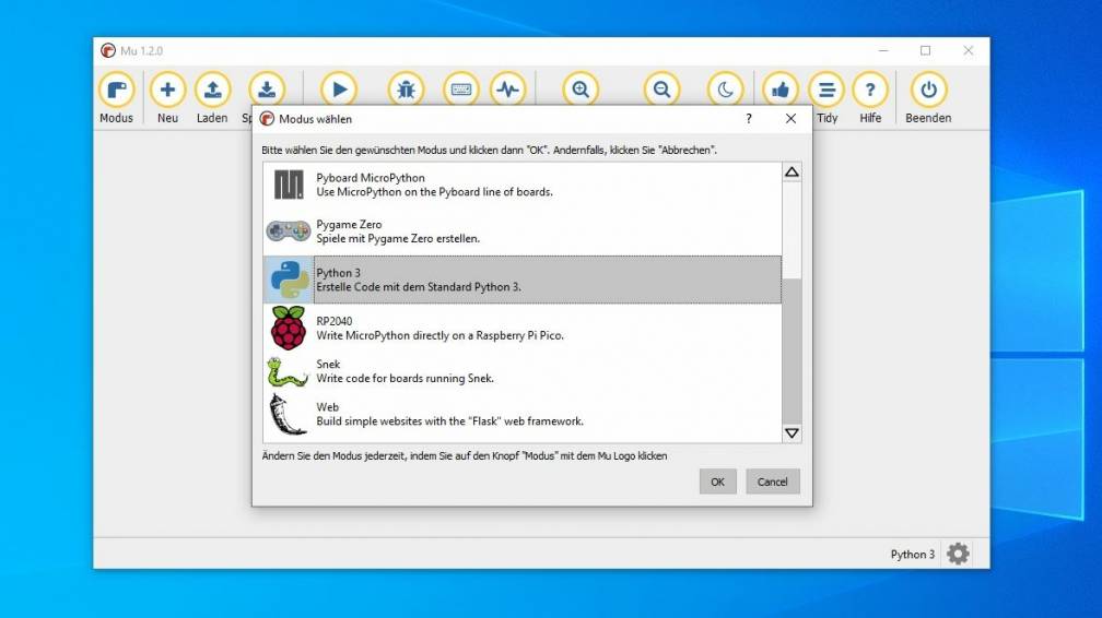 Python-Coding leicht gemacht: Mu Editor für Einsteiger | heise online