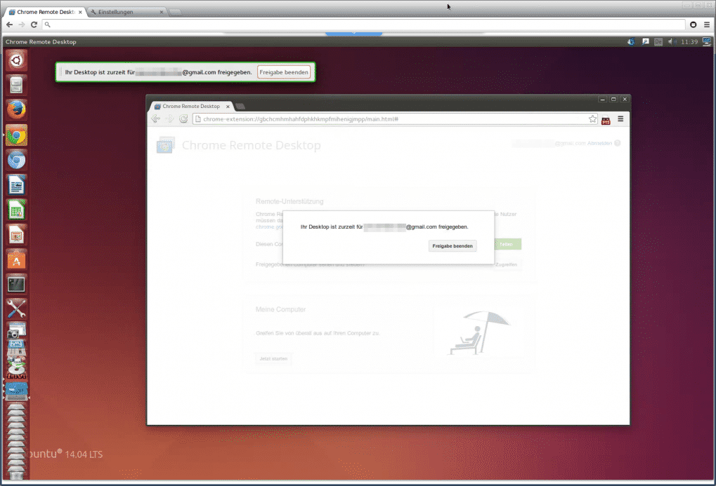 Chrome Remote Desktop Steuert Jetzt Auch Linux Systeme Heise Online