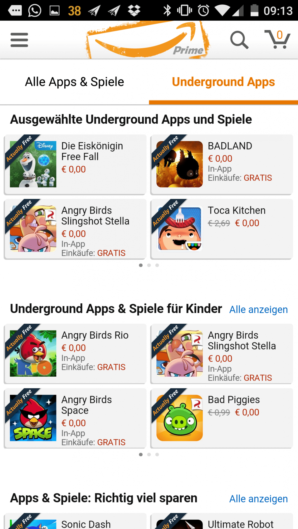 Amazon Underground Amazon Will Mit Kostenlosen Android Apps Locken Heise Online